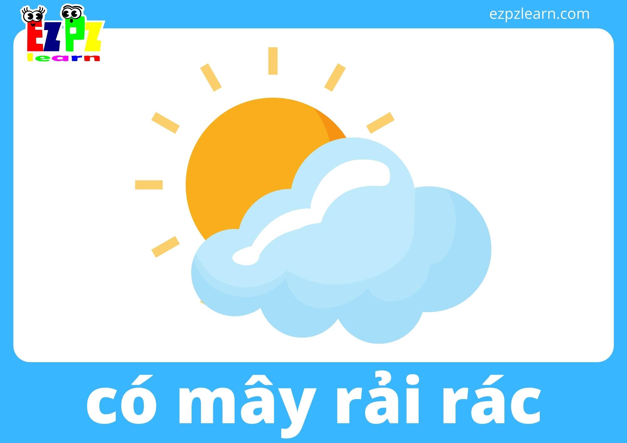 có mây rải rác